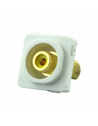Connected Switchgear RCA White Mechanism Recessed Yellow ID - CS-MRCARY