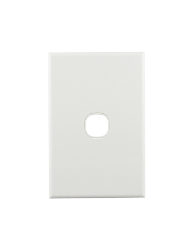 Connected Switchgear Basix S Series Grid Plate White 1 Gang - CS-BS-PB1